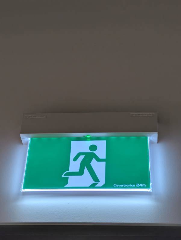 Emergency Exit Sign Installation